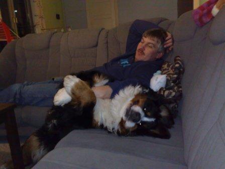 Vi tager  lige en slapper i sofaen 20-1-2010